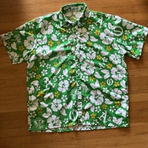 Athletic A’s Hawaiian button up shirt